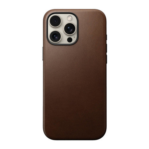 Nomad Modern Leather Case iPhone 16 Pro - Brown