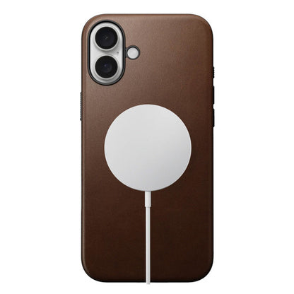 Nomad Modern Leather Case iPhone 16 - Brown