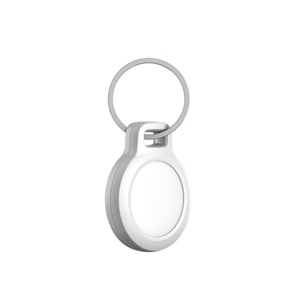 Nomad AirTag Rugged Keychain - White
