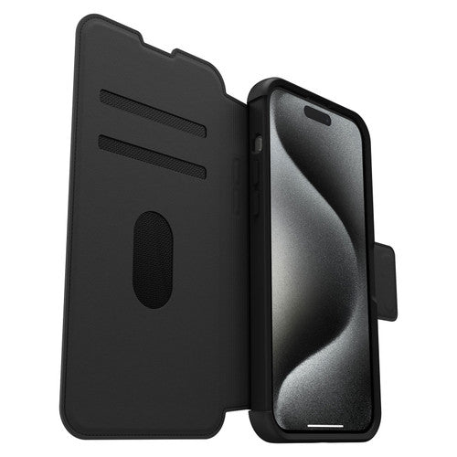 OtterBox Strada Case iPhone 15 Pro Max - Shadow Black