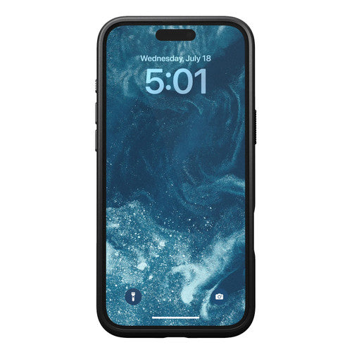 Nomad Modern Leather Case iPhone 16 Plus - Black