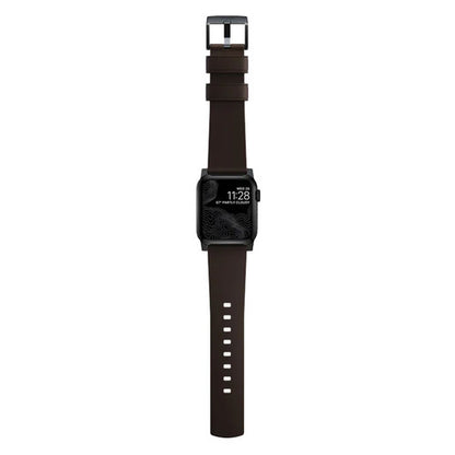 Nomad Active Strap Pro Apple Watch 42/44/45/Ultra 49mm - Black Hardware/Brown