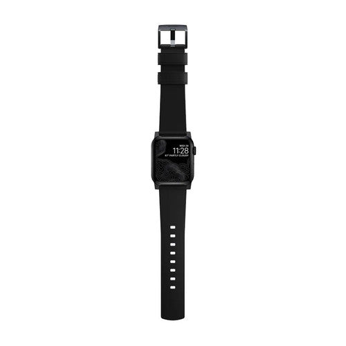 Nomad Active Strap Pro Apple Watch 42/44/45/Ultra 49mm - Black Hardware/Black