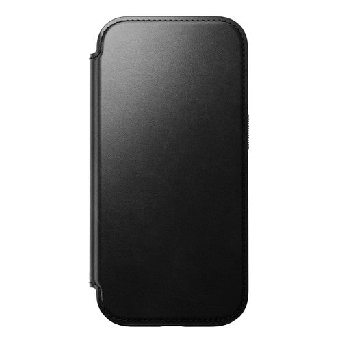 Nomad Modern Horween Leather Folio Case iPhone 16 Pro - Black