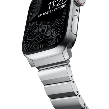 Nomad Stainless Steel Band Apple Watch 38/40/41mm - Silver