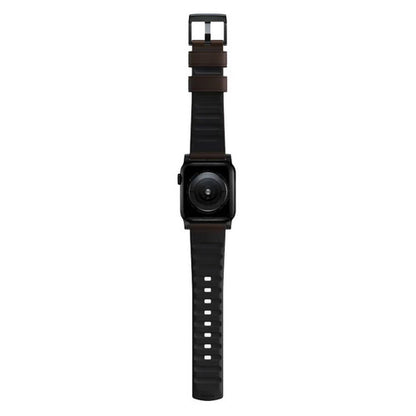 Nomad Active Strap Pro Apple Watch 42/44/45/Ultra 49mm - Black Hardware/Brown