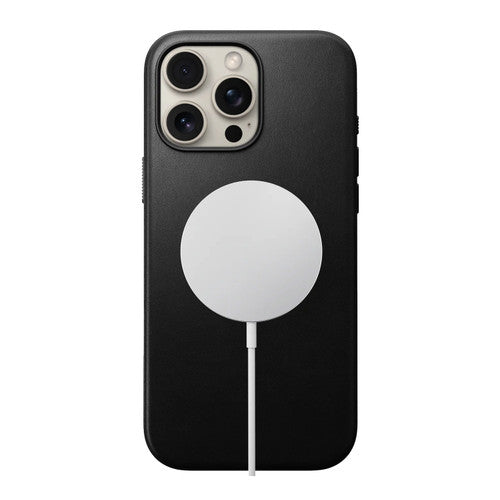 Nomad Modern Leather Case iPhone 16 Pro - Black