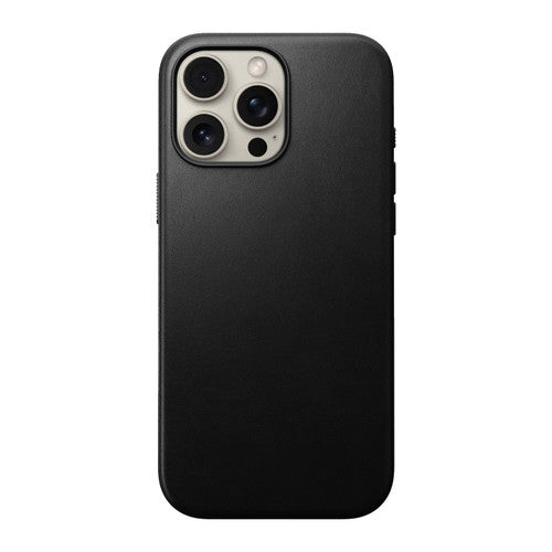 Nomad Modern Leather Case iPhone 16 Pro - Black