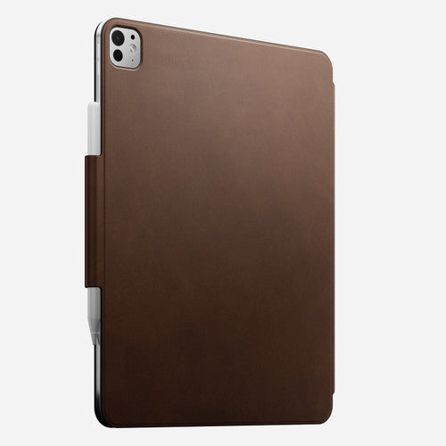 Nomad Leather Folio Case iPad Pro 13" (7th Gen, 2024, M4) - Brown