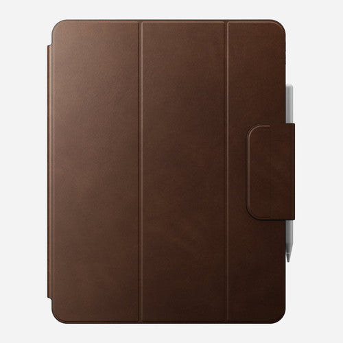 Nomad Leather Folio Case iPad Pro 13" (7th Gen, 2024, M4) - Brown