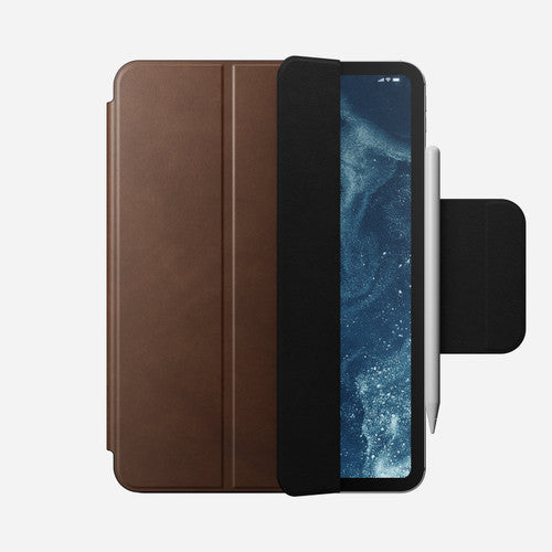 Nomad Leather Folio Case iPad Pro 11" (M4, M5) - Brown