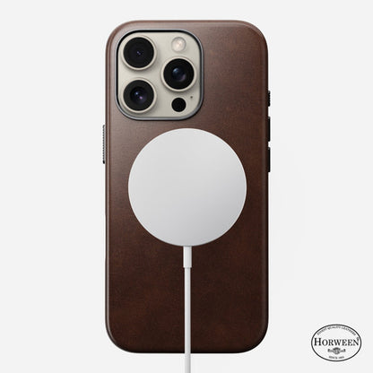 Nomad Traditional Horween Leather Case iPhone 16 Pro - Brown