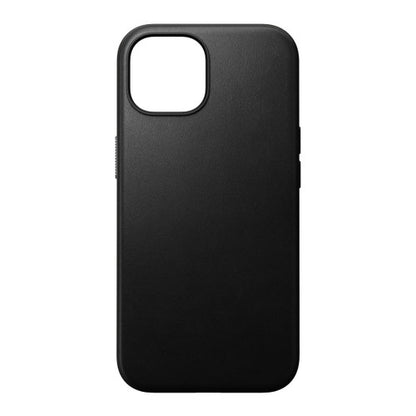 Nomad Modern Leather Case iPhone 15 - Black