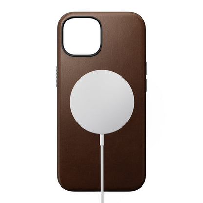 Nomad Modern Leather Case iPhone 15 - Brown