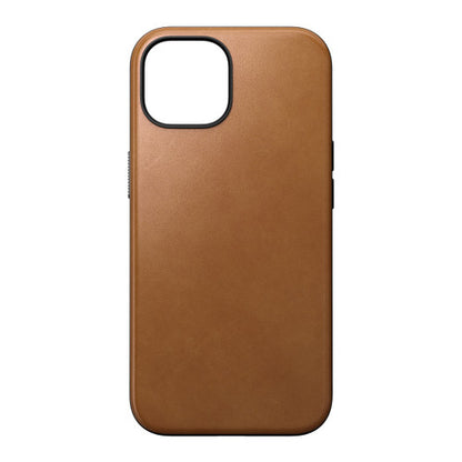 Nomad Modern Leather Case iPhone 15 - English Tan