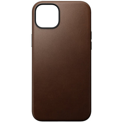 Nomad Modern Leather Case iPhone 15 Plus - Brown