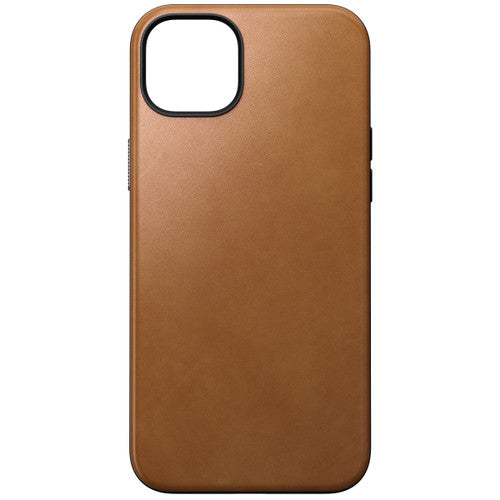 Nomad Modern Leather Case iPhone 15 Plus - English Tan