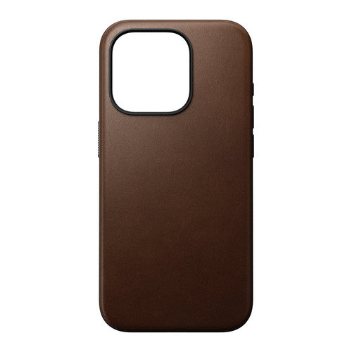 Nomad Modern Leather Case iPhone 15 Pro - Brown – Leather Case Store