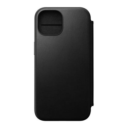 Nomad Modern Leather Folio Case iPhone 15 Pro - Black