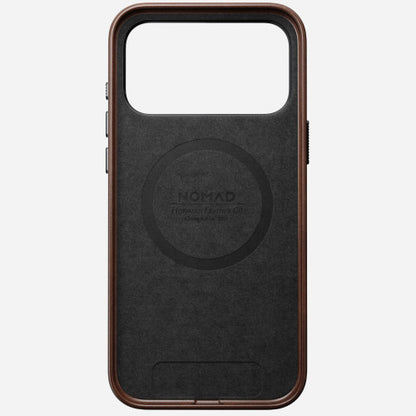 Nomad Traditional Horween Leather Case iPhone 17 Pro - Brown