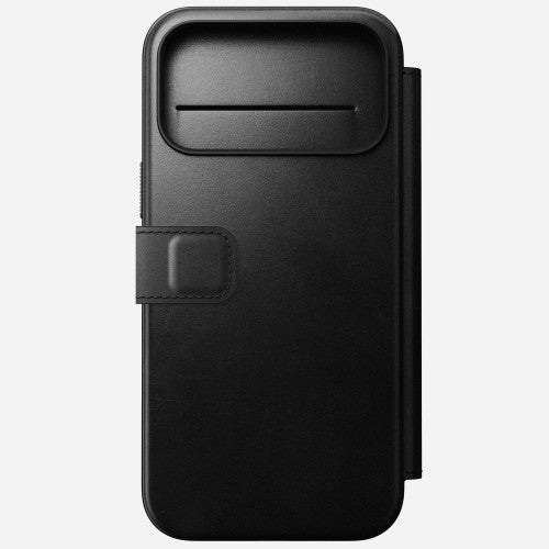 Nomad Modern Leather Folio Case iPhone 17 Pro Max - Black