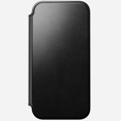Nomad Modern Leather Folio Case iPhone 17 Pro - Black