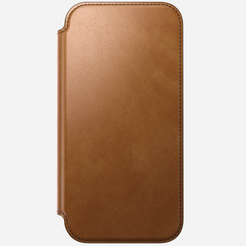 Nomad Modern Leather Folio Case iPhone 17 Pro Max - English Tan
