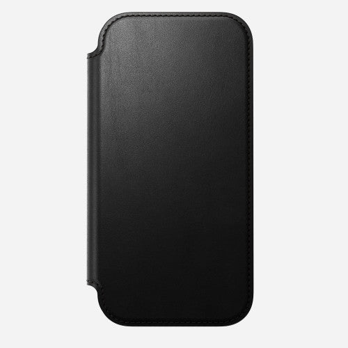 Nomad Modern Leather Folio Case iPhone 17 - Black