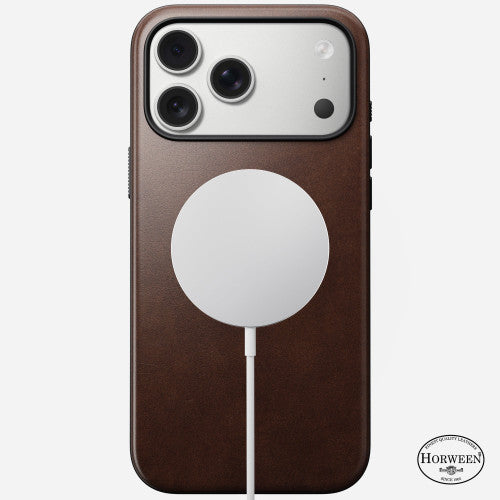 Nomad Modern Horween Leather Case iPhone 17 Pro - Brown