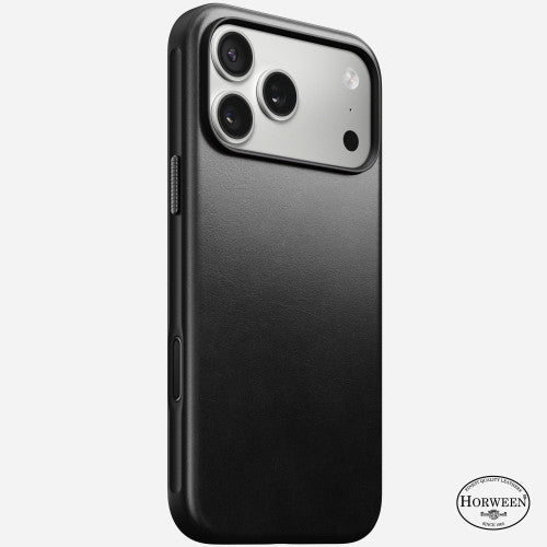 Nomad Modern Horween Leather Case iPhone 17 Pro - Black