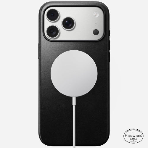 Nomad Modern Horween Leather Case iPhone 17 Pro - Black