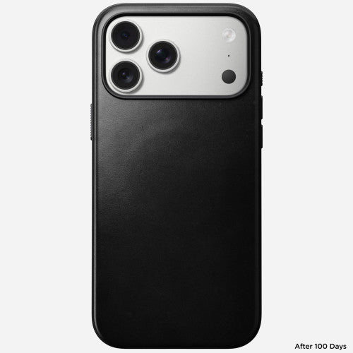 Nomad Modern Horween Leather Case iPhone 17 Pro - Black