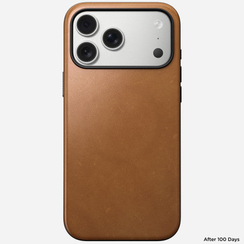 Nomad Modern Leather Case iPhone 17 Pro - English Tan