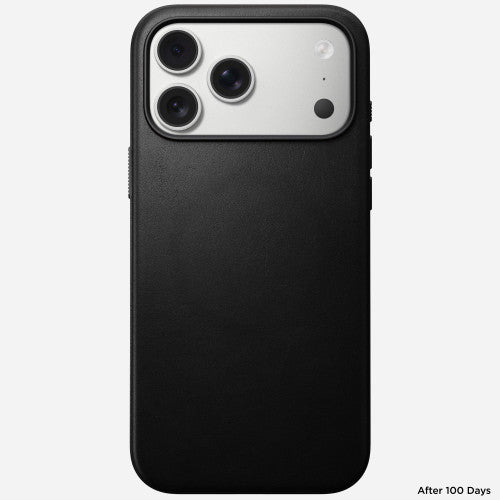 Nomad Modern Leather Case iPhone 17 Pro - Black