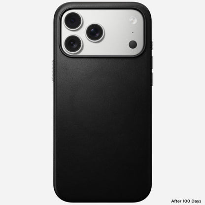 Nomad Modern Leather Case iPhone 17 Pro - Black