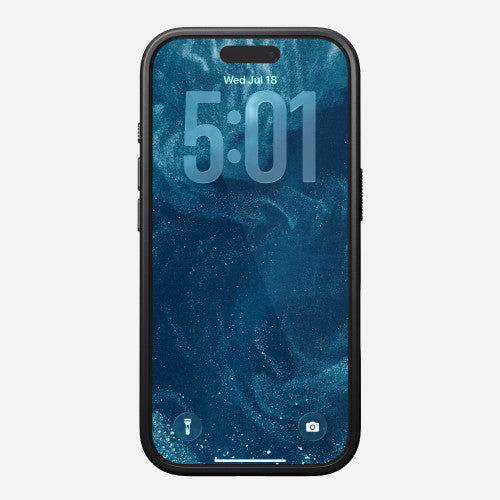 Nomad Modern Leather Case iPhone 17 - Black