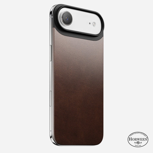 Nomad Magnetic Leather Back Case iPhone 17 Air - Brown