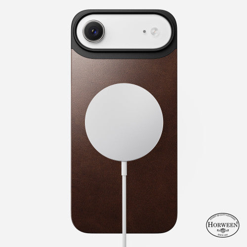 Nomad Magnetic Leather Back Case iPhone 17 Air - Brown