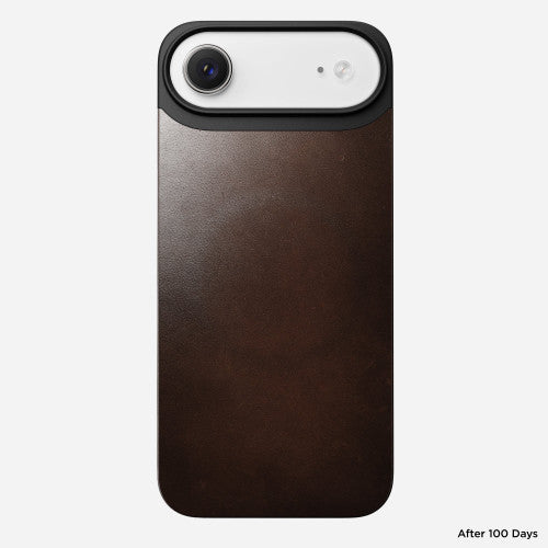 Nomad Magnetic Leather Back Case iPhone 17 Air - Brown