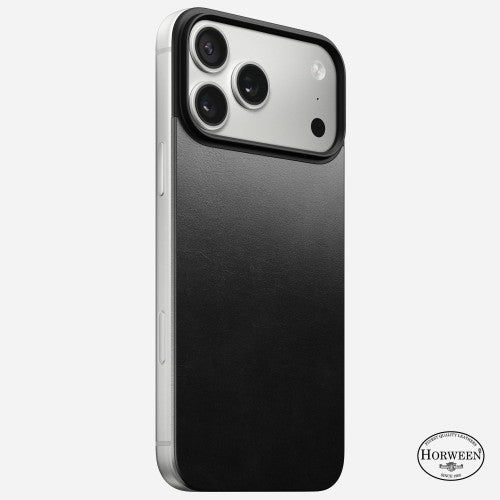 Nomad Magnetic Leather Back Case iPhone 17 Pro Max - Black