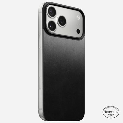 Nomad Magnetic Leather Back Case iPhone 17 Pro Max - Black