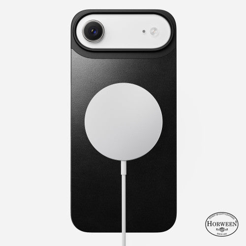 Nomad Magnetic Leather Back Case iPhone 17 Air - Black