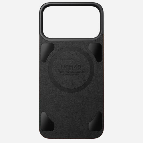 Nomad Magnetic Leather Back Case iPhone 17 Pro - Brown