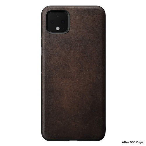 Nomad Horween Leather Rugged Case Google Pixel 4 XL - Brown