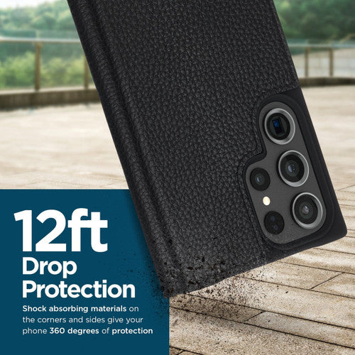 Case-Mate Wallet Folio MagSafe Case Samsung Galaxy S23 Ultra - Black