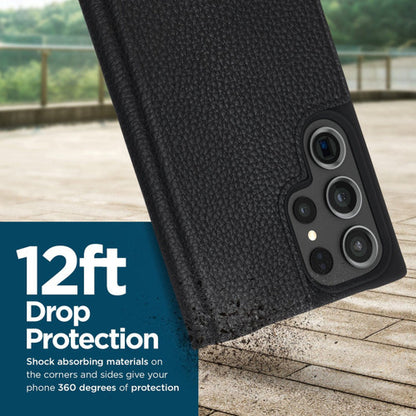 Case-Mate Wallet Folio MagSafe Case Samsung Galaxy S23 Ultra - Black