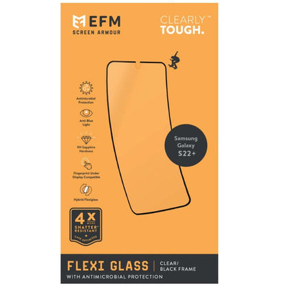 EFM FlexiGlass Screen Armour Samsung Galaxy S22+ Plus - Clear