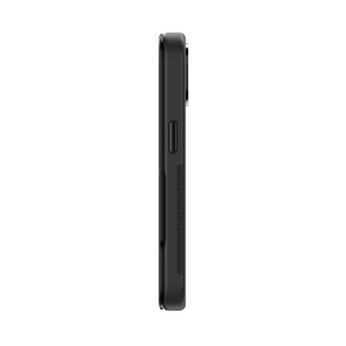 EFM Monaco D3O Leather Wallet Case Armour iPhone 15 - Black/Space Grey