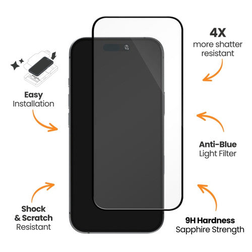 EFM TT Sapphire Screen Armour iPhone 16 Plus - Clear