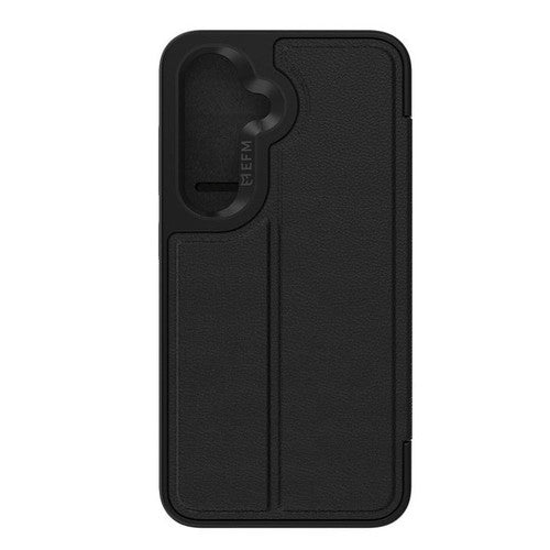EFM Monaco Leather Case for Samsung Galaxy S26 - Black
